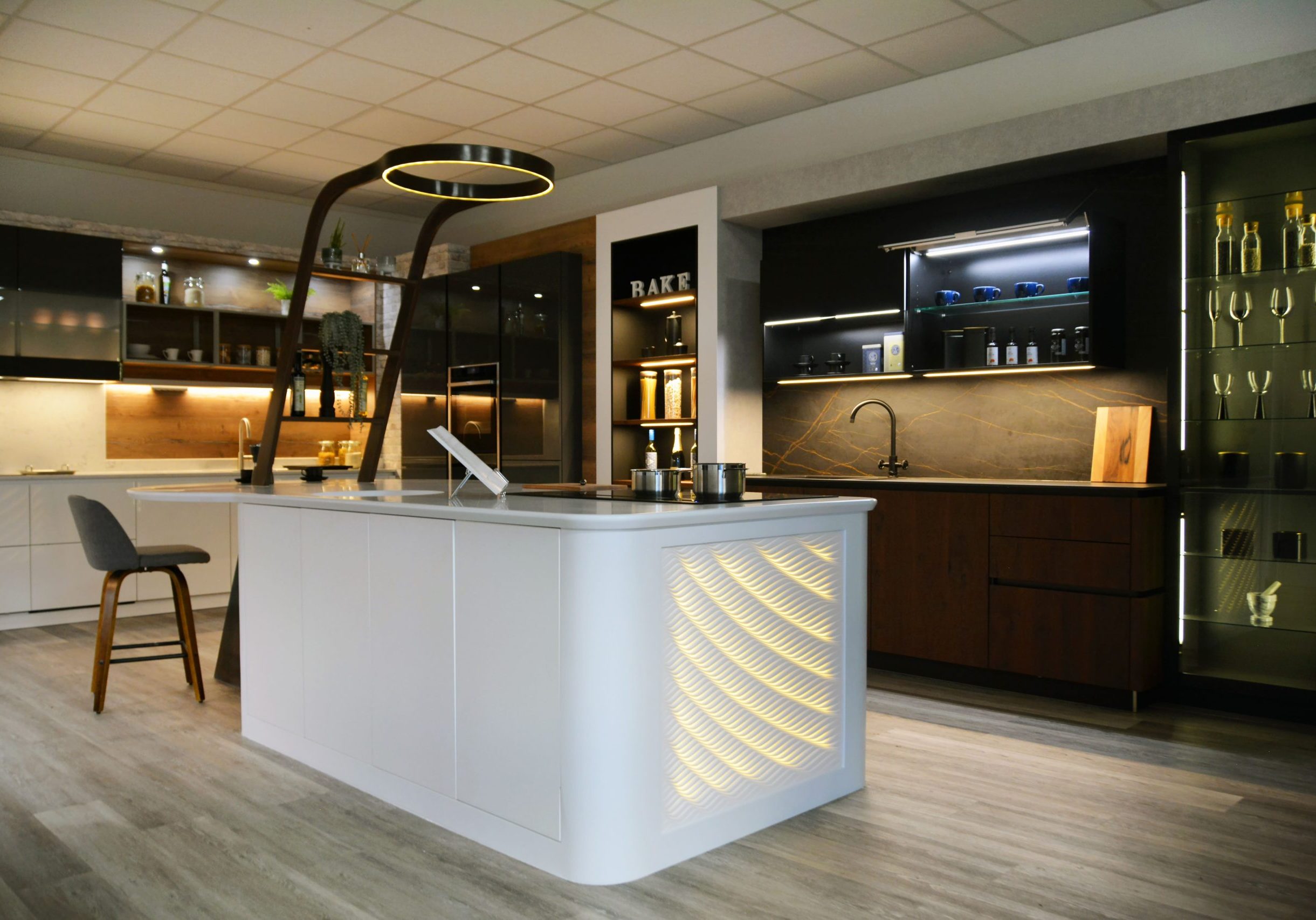 Now Kitchens showroom Corain display